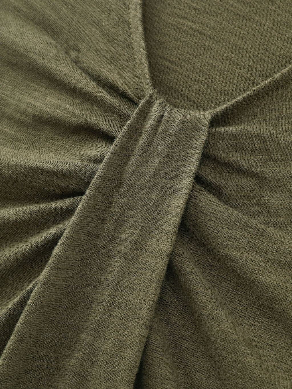 Cotton Open Back Detail T-Shirt