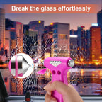 THINKWORK Car Safety Hammer Gift for Women, Three-in-One Tool with Window Breaker and Seat Belt Cutter, Safety Emergency Car Escape Tool for Family, Children.