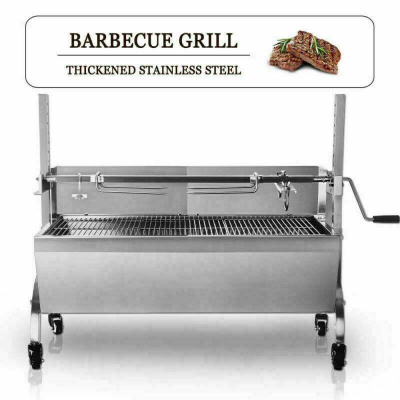 LarGrill Charcoal Spit Roaster BBQ Rotisserie Pig Lamb Roast Chicken w/ Motor