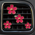 Small Daisy Flower Car Air Outlet Perfume Decorative Clip Car Accessories For Women