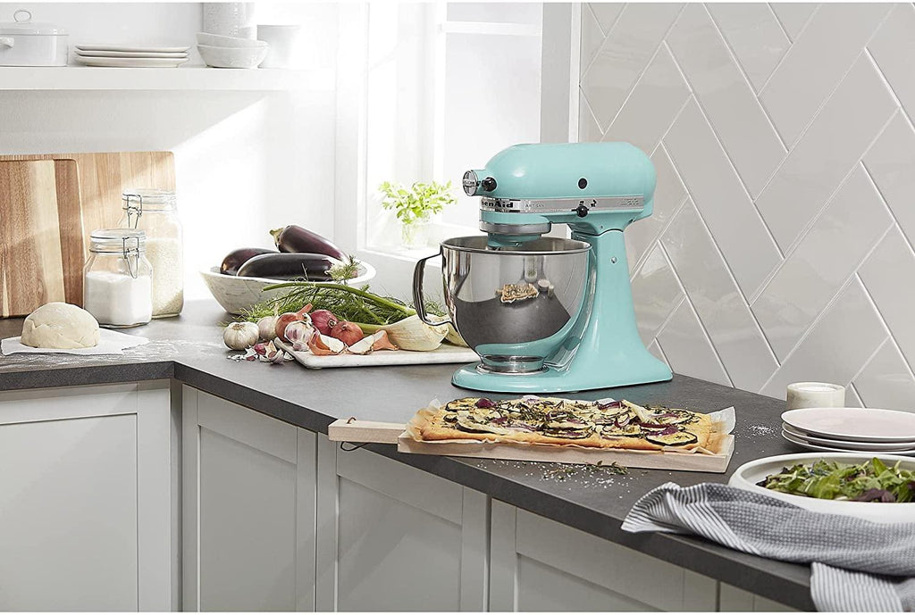 KitchenAid KSM150PSAQ Artisan Series 5-Qt. Stand Mixer with Pouring Shield - Aqua Sky