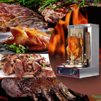 NJTFHU Electric Shawarma Machine Home Vertical Rotisserie 110V Gyro Broiler with