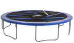 Upper Bounce 15-Foot Trampoline, with Safety Enclosure Net, Blue