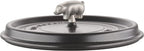 Staub Cast Iron 6-qt Cochon Shallow Wide Round Cocotte - Matte Black, Made in France