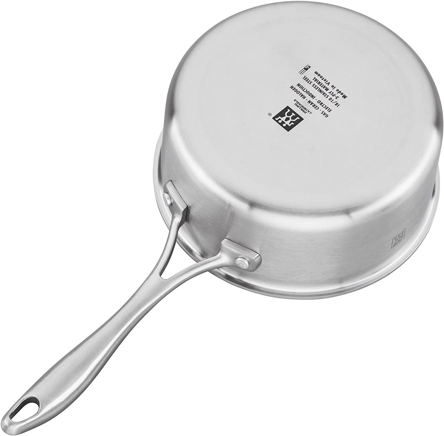 ZWILLING Spirit Ceramic Nonstick Saucepan, 2-qt, Stainless Steel