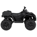 12V Kids Powered ATV Quad 4-Wheel Ride On Car w/ 2 Speeds, Spring Suspension, MP3, Stora- Black