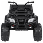 12V Kids Powered ATV Quad 4-Wheel Ride On Car w/ 2 Speeds, Spring Suspension, MP3, Stora- Black