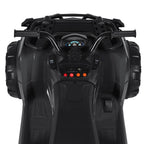 12V Kids Powered ATV Quad 4-Wheel Ride On Car w/ 2 Speeds, Spring Suspension, MP3, Stora- Black