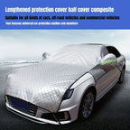 Car Heavy Duty Ultra Thick Protective Windscreen Cover - Snow Ice Frost Sun UV Dust Water Resistent - Pefect Fit For Cars SUVs All Years Summer/Winter