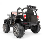 Zimtown 12V Kids Ride On Car Truck Electric Car RC Toy w/ Remote Control, 3 Speeds, Spring Suspension, LED Light - Black