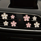 Small Daisy Flower Car Air Outlet Perfume Decorative Clip Car Accessories For Women
