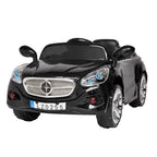 Ktaxon 12V Kids Electric Ride on Cars Battery Powered Motorized Vehicles, Remote Control, 3 Speeds, LED Headlights, MP3 Player, Horn - Black