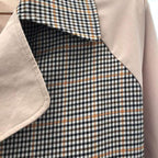tarina contrast trench coat