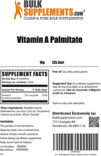 BulkSupplements.com Vitamin A Palmitate Powder - Vitamin A Retinol - Vitamin A Supplement - Pure Vitamins (5 Kilograms - 11 lbs)