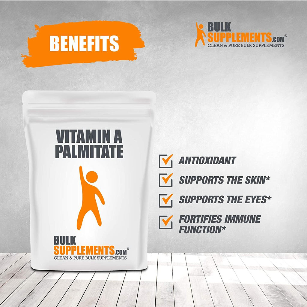 BulkSupplements.com Vitamin A Palmitate Powder - Vitamin A Retinol - Vitamin A Supplement - Pure Vitamins (5 Kilograms - 11 lbs)