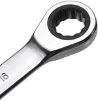 ZHENWOCAI 12pc Metric Ratcheting Spanner Combination Wrenche Hand Tools 9mm-18mm CR-V Steel New