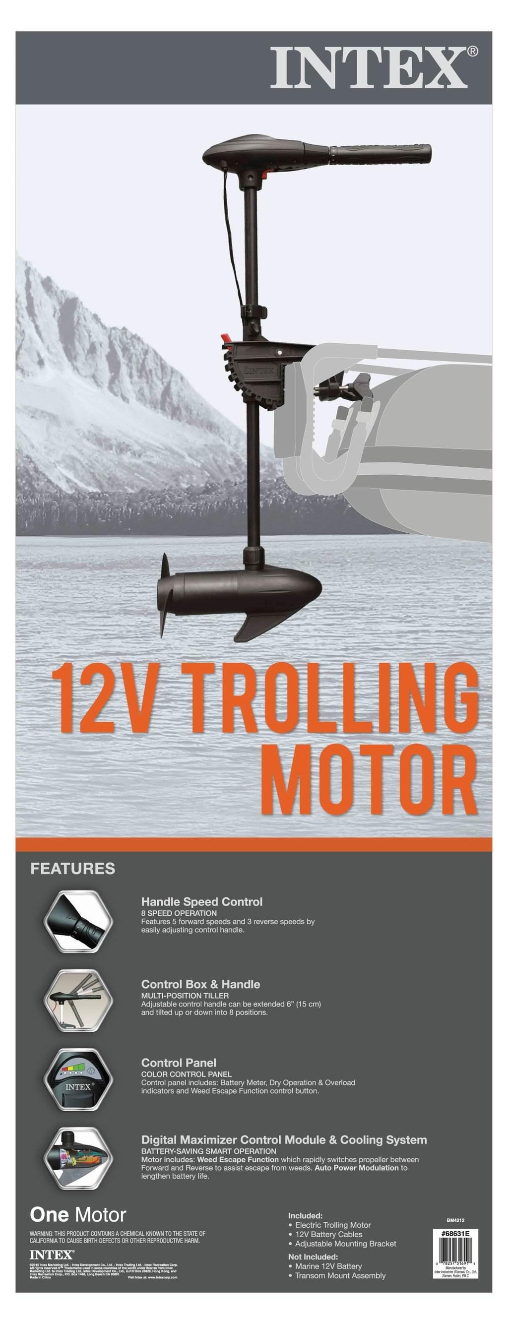 Challenger 3 Inflatable Raft Boat Set &amp; 2 Eight Speed Trolling Motors