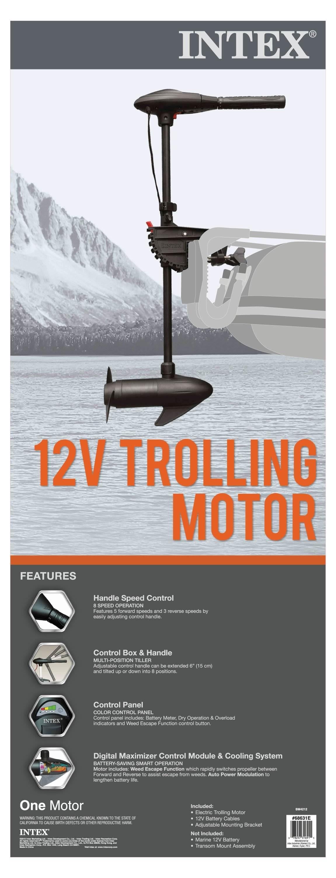 Challenger 3 Inflatable Raft Boat Set &amp; 2 Eight Speed Trolling Motors