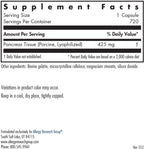 Allergy Research Group - Pancreas Pork - Natural Glandular, Digestive Support - 720 Vegicaps