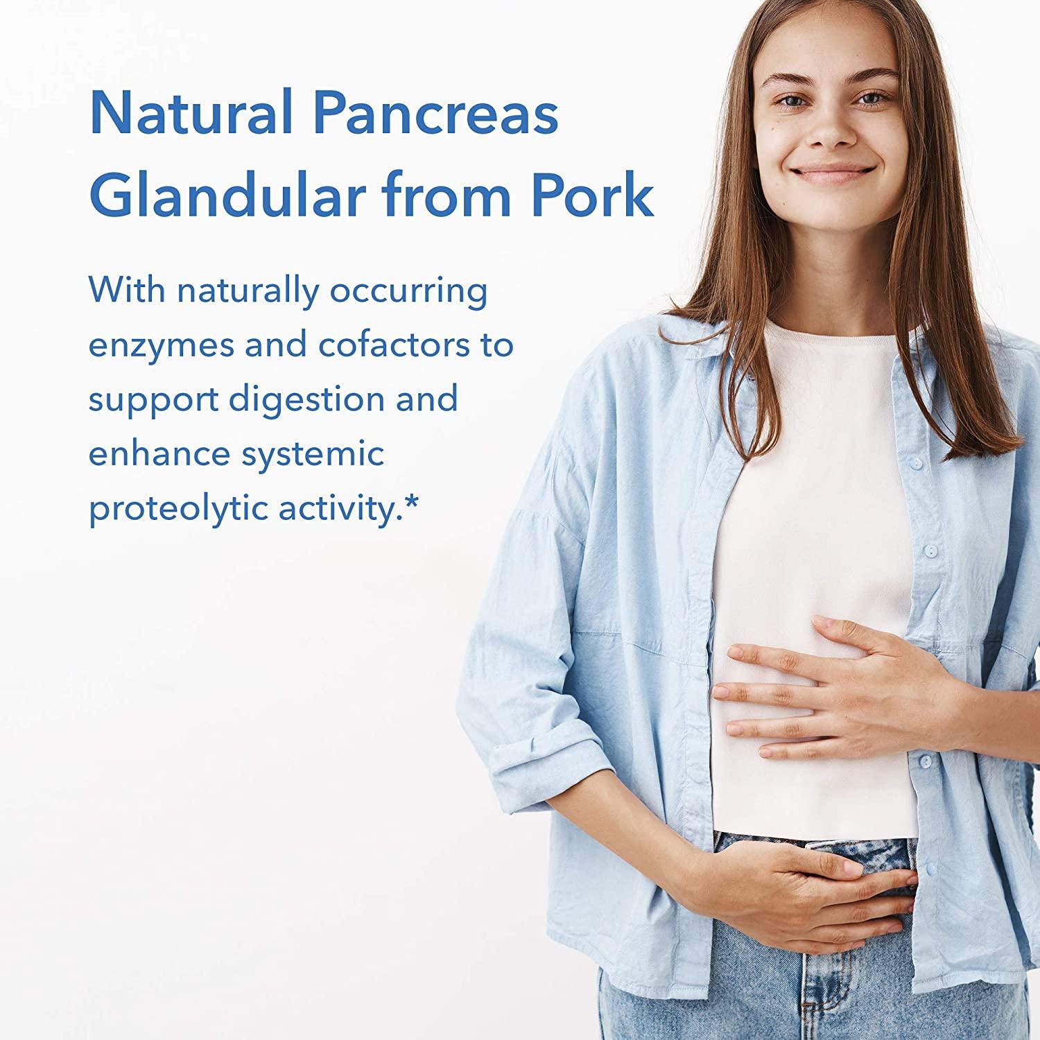 Allergy Research Group - Pancreas Pork - Natural Glandular, Digestive Support - 720 Vegicaps