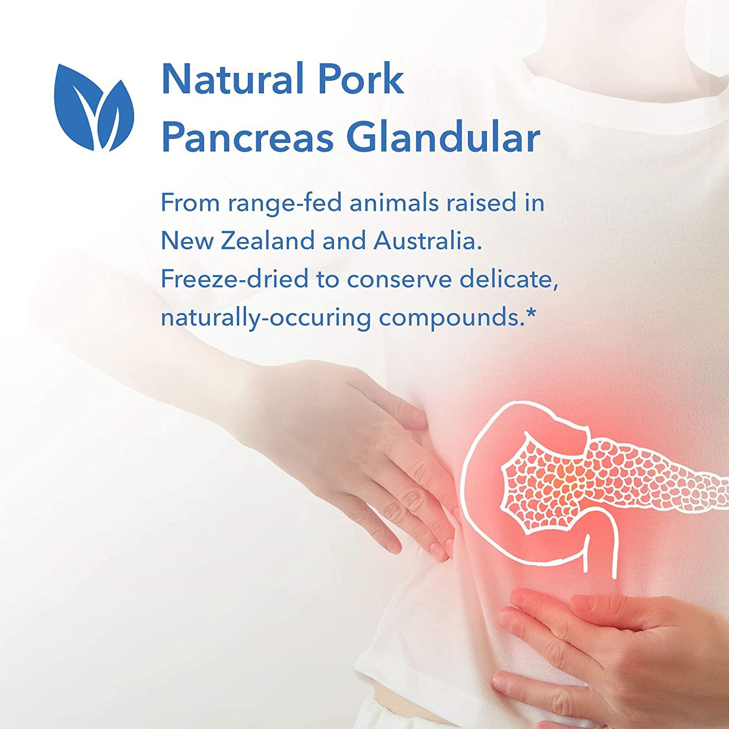 Allergy Research Group - Pancreas Pork - Natural Glandular, Digestive Support - 720 Vegicaps
