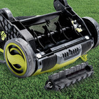 Sun Joe AJ798E 12-Amp 13-Inch Electric Dethatcher and Scarifier w/Removeable 8-Gallon Collection Bag, 4-Position Height Adjustment, Airboost Technology Increases Lawn Health