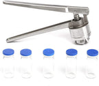 SH-CHEN Pilers, Pliers 20MM Manual Crimper Hand Seal Ring Machine Tool with 100 Vials and Stoppers and Caps Multifunction Tool Industrial Hand Tools