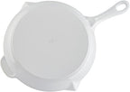 Staub Cast Iron 10-inch Fry Pan - White, Made in France