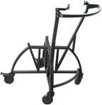 Ka Newly Grill Rolling Cart with Handler + Foot Putter for LarBig Green