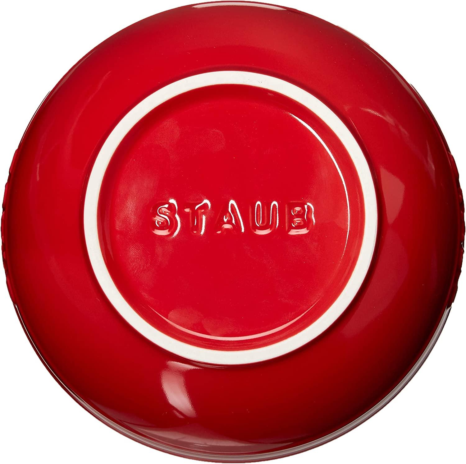 STAUB Ceramics Universal Bowl Set, 6.5-inch, Cherry