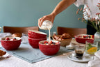 STAUB Ceramics Universal Bowl Set, 6.5-inch, Cherry