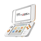 Nintendo 2DS XL System w/ Mario Kart 7 Pre-installed, Oran&amp; White