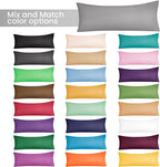 Evolive Ultra Soft Microfiber Body Pillow Cover/Pillowcases 21"x54" with Hidden Zipper Closure (21"x54" Body Pillow Cover, Charcoal Grey)