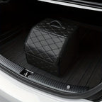 1pc Car Trunk Organizer StoraBox Collapsible Auto Cargo StoraContainer Toys Food StoraBag Car Stowing Automotive Accessories