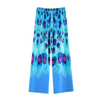 boho casual floral print long pants