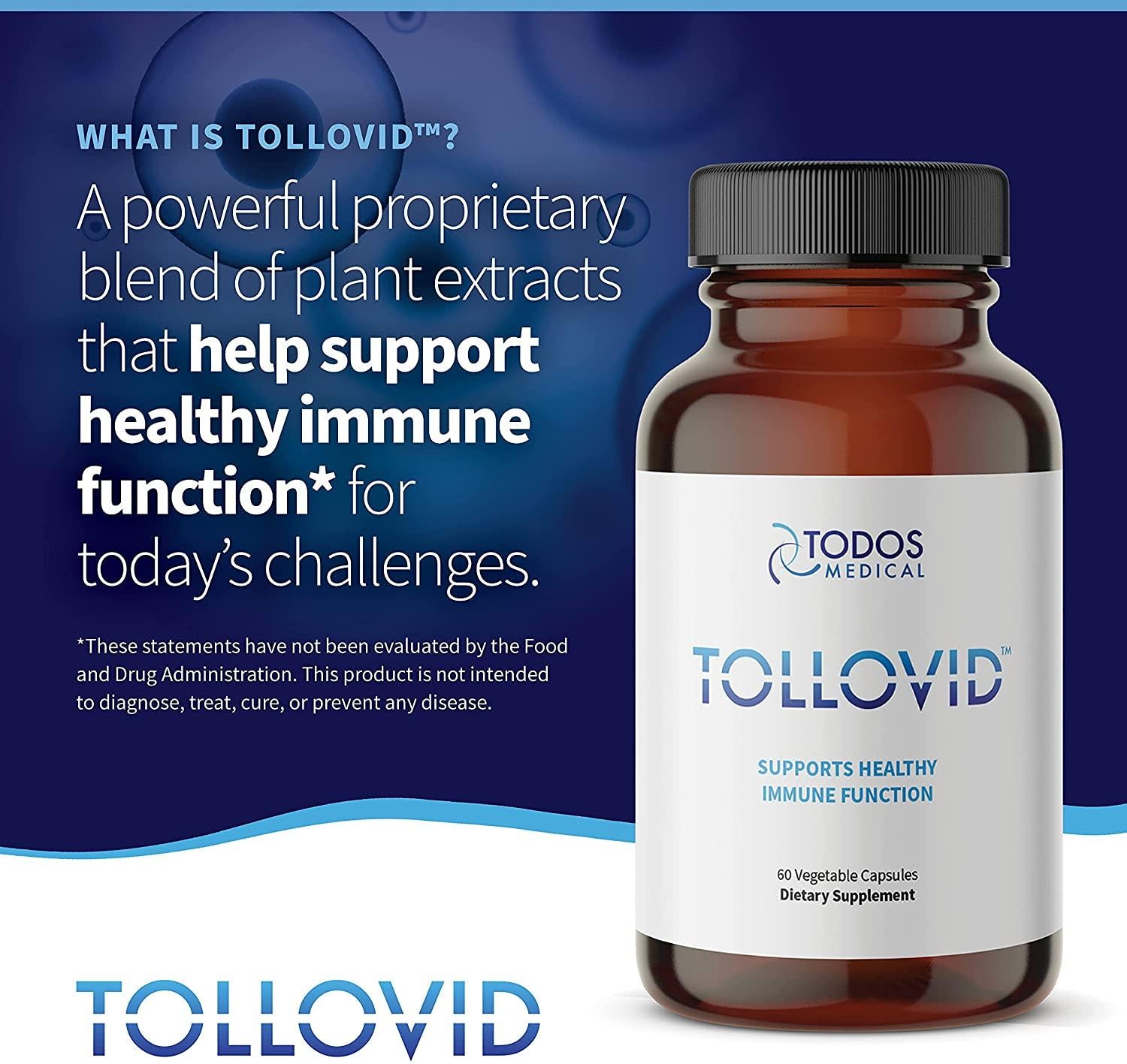 Tollovid ™ Maximum Protection Natural Dietary Supplement for Immune Support