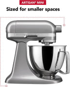 Kitchenaid Artisan Mini Plus 3.5-Qt. Tilt-Head Stand Mixer with Flex Edge Beater