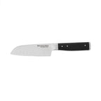 KitchenAid Gourmet Forged Triple Rivet Santoku Knife with Custom-Fit Blade Cover, 5-inch, Sharp Kitchen Knife, High-Carbon Japanese Stainless Steel Blade, Black