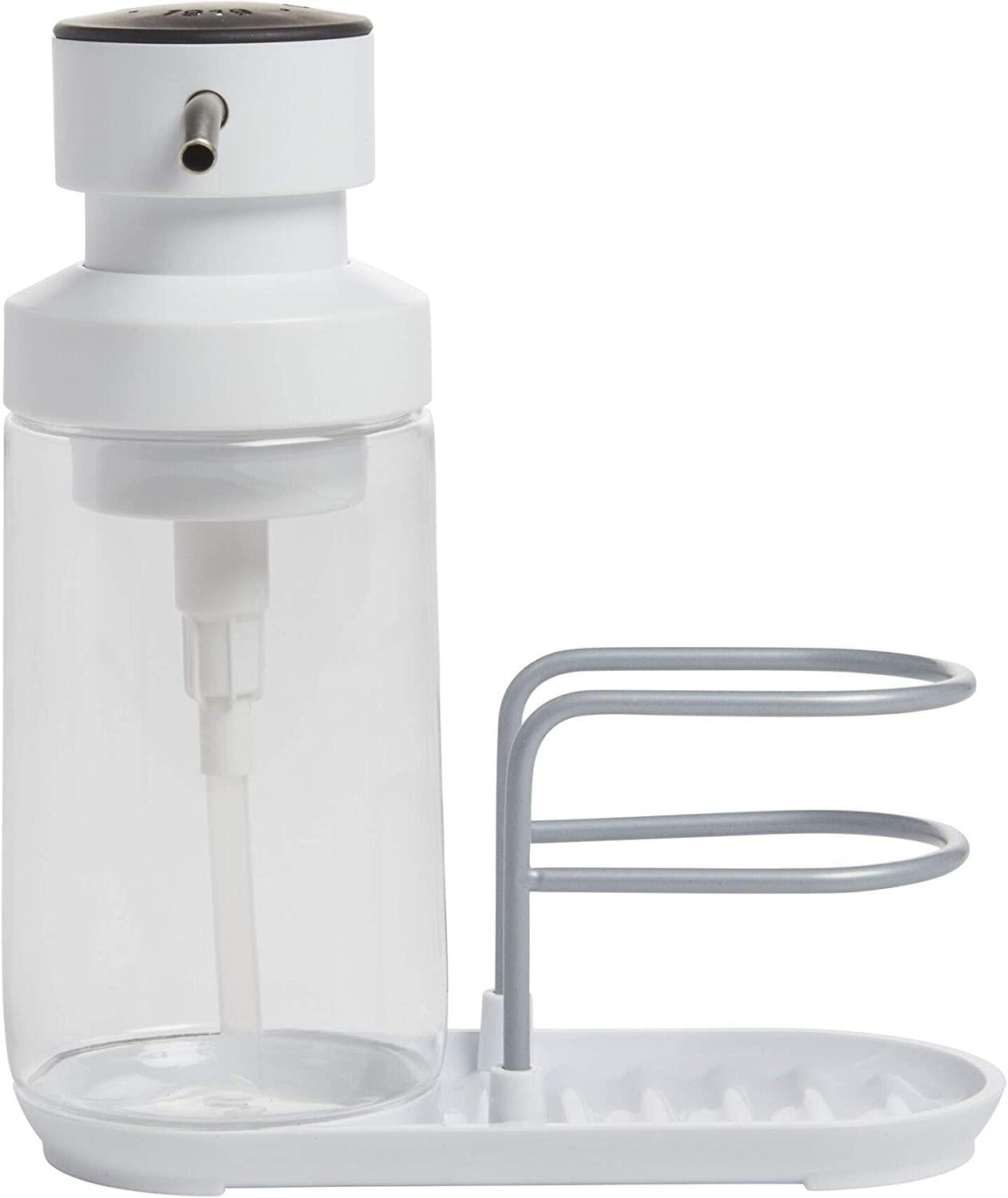 KitchenAid Soap Pump Sponge Caddy, 7-Inch, White