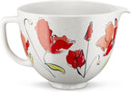 KitchenAid 5 Quart Poppy Ceramic Bowl