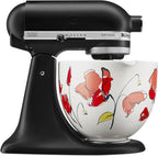 KitchenAid 5 Quart Poppy Ceramic Bowl