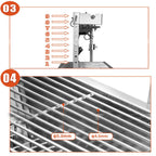35" Hog Roast Machine BBQ Spit Chicken Pig Roaster Rotisserie Roasting Motor