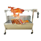 35" Hog Roast Machine BBQ Spit Chicken Pig Roaster Rotisserie Roasting Motor