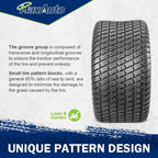 MaxAuto 22X11-10 Turf Lawn Mower Tractor Riding Garden Tire, P332 4PR Load Range B,2Pcs