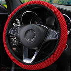 Upgrade Your Ride With A Carbon Fiber Sports Steering Wheel Cover!