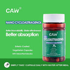 CAW Nano Cycloastragenol 10mg 30 Caps 3 Bottles Anti Aging Telomerase Activation Supplement…