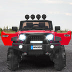Gymax Electric Kids Ride On 12V Truck Car w/ MP3 Remote Control Red