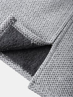 mens chenille knitted plush lined warm drawstring hooded cardigans