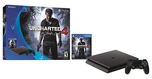 PlayStation VR Bundle 4 Items:VR Headset,Playstation Camera,PlayStation 4 Slim 500GB Console - Uncharted 4,VR game disc PSVR Until Dawn: Rush of Blood