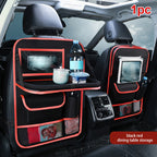 1pc Car Back Seat Organizer, StoraPockets Kick Mats Car Back Seat Protectors Tissue Box Cup Holder Laptop Table Car Eating Tray For ParOnly